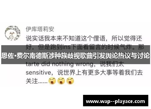 恩佐·费尔南德斯涉种族歧视歌曲引发舆论热议与讨论