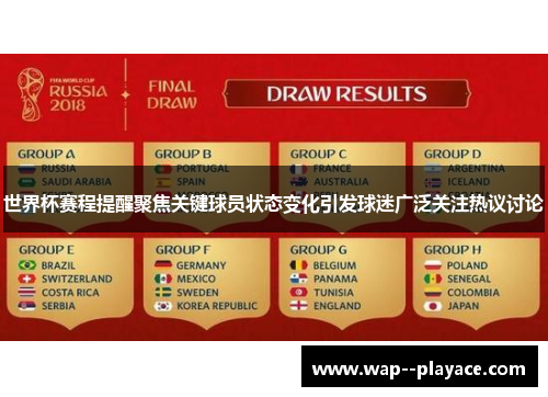 世界杯赛程提醒聚焦关键球员状态变化引发球迷广泛关注热议讨论
